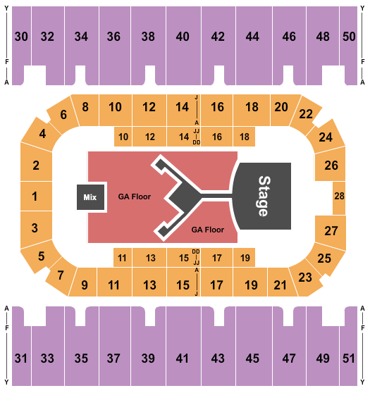 First Interstate Arena Seating Chart: Shinedown