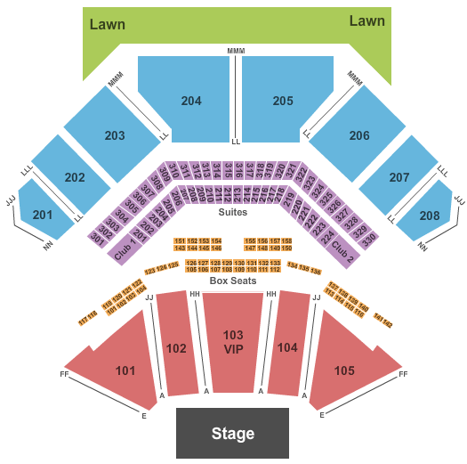 Hollywood Casino Seating | SSB Shop