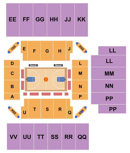 First National Bank Arena Seating Chart: Basketball - Globetrotters