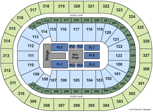 First Niagara Center Seating Chart