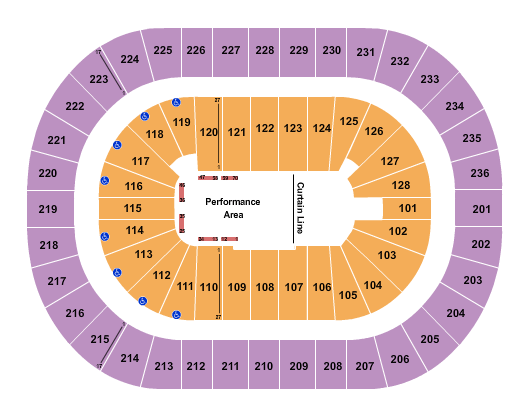 FirstOntario Centre Seating Chart: Cirque Crystal