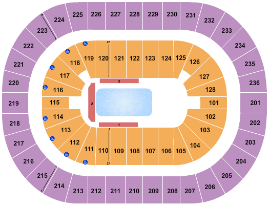 FirstOntario Centre Seating Chart