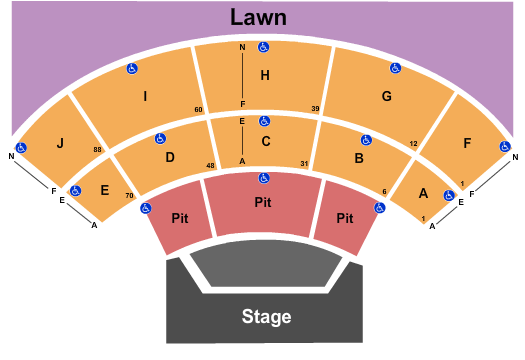 First Security Amphitheater Map