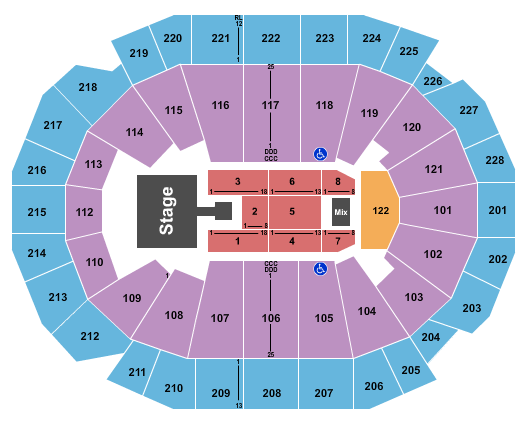 Fiserv Forum Seating Chart: Brandy