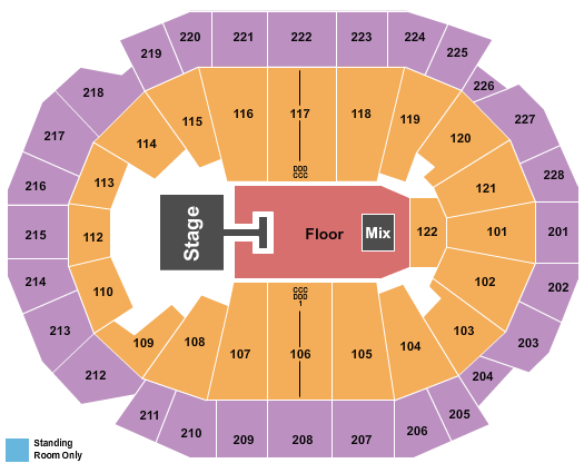 New Bucks Arena Seating Chart