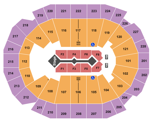 Fiserv Forum Seating Chart: For King and Country