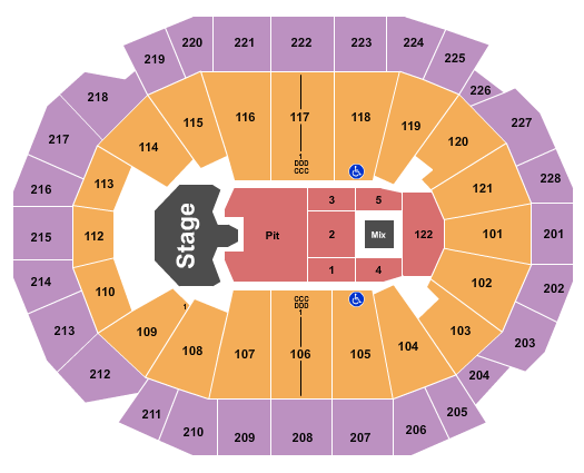 Fiserv Forum Seating Chart: Ghost