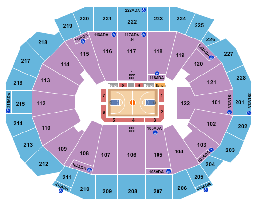 Fiserv Forum Seating Chart: Harlem Globetrotters