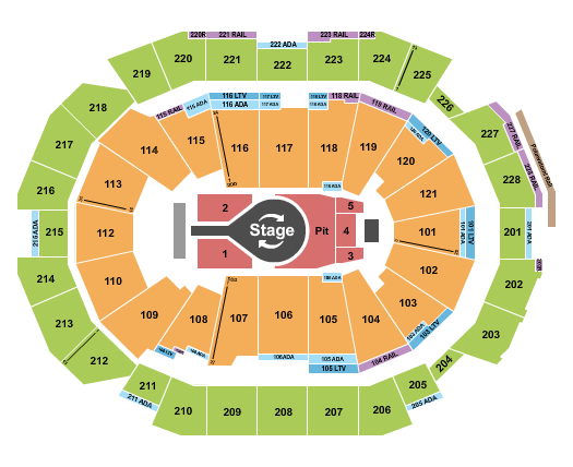 Fiserv Forum Seating Chart: Kacey Musgraves