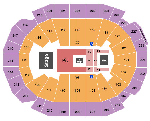 Fiserv Forum Seating Chart: Nine Inch Nails