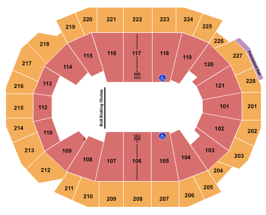 Fiserv Forum Seating Chart: Rodeo