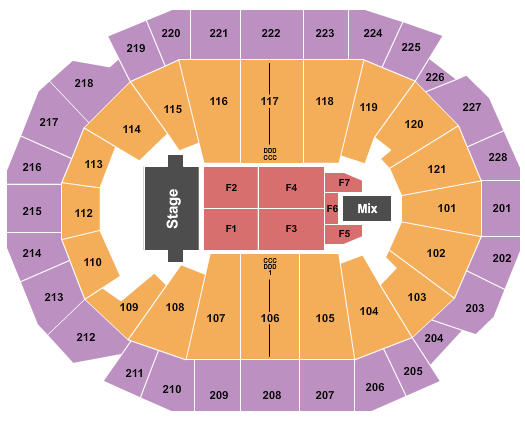 Trans-Siberian Orchestra Fiserv Forum Seating Chart
