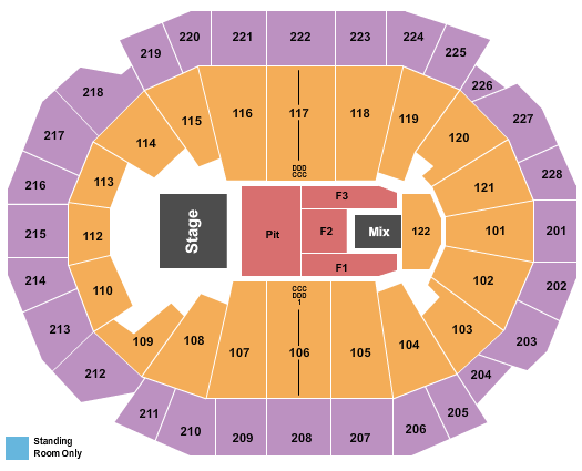 Fiserv Forum Map