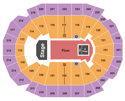 Fiserv Forum Seating Chart: Tyler The Creator