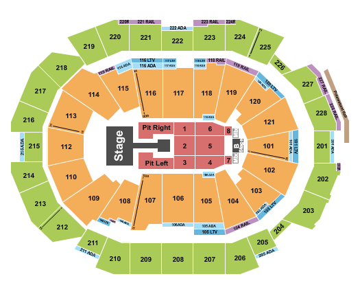 Fiserv Forum Seating Chart: sombr