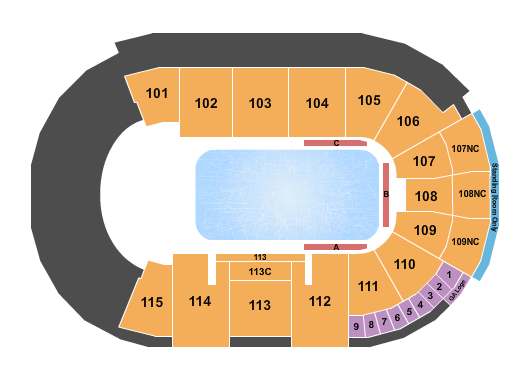 Fishers Event Center Seating Chart: Cirque