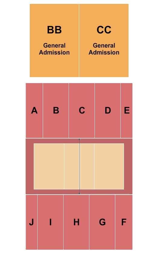 Fitzgerald Field House Seating Chart: Volleyball