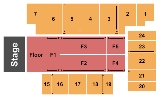 Five Flags Center - Arena Seating Chart: Billy Currington