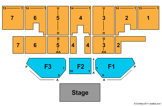 Five Flags Center Seating Chart