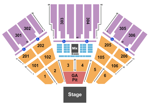 Irvine Five Point Amphitheater Seating Chart