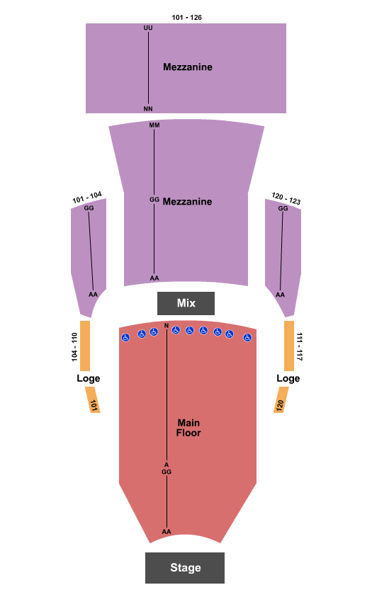 Strand Theater Seating Chart