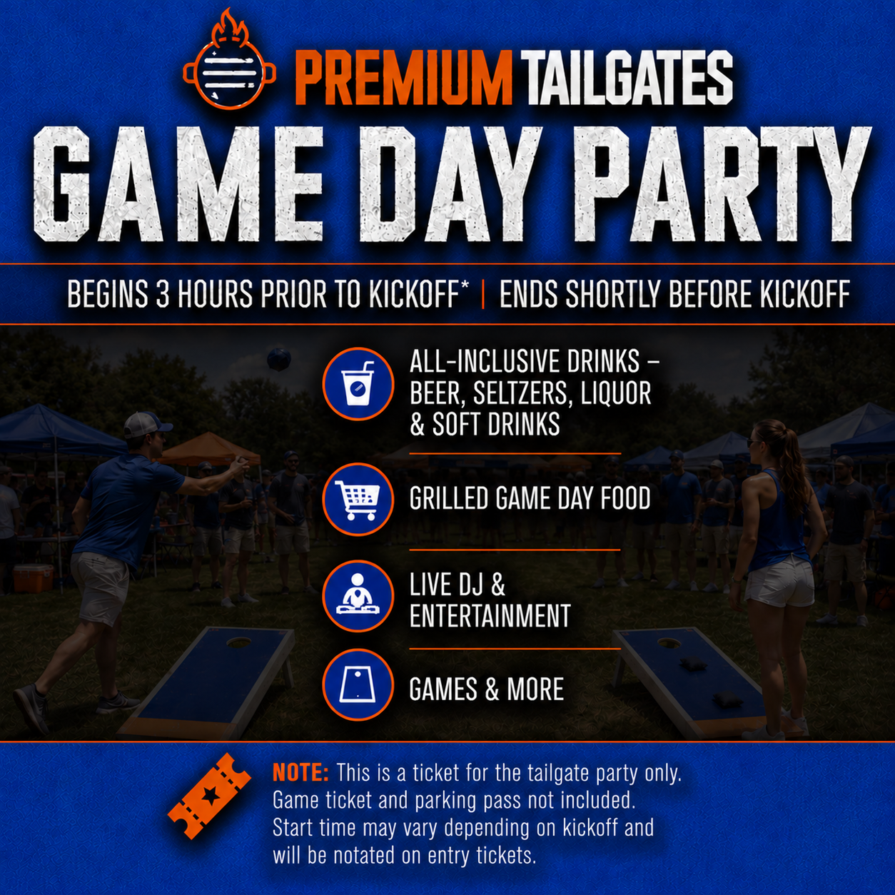 Premium Tailgate Lot - Gainesville Seating Chart: Premium Tailgate - Gators