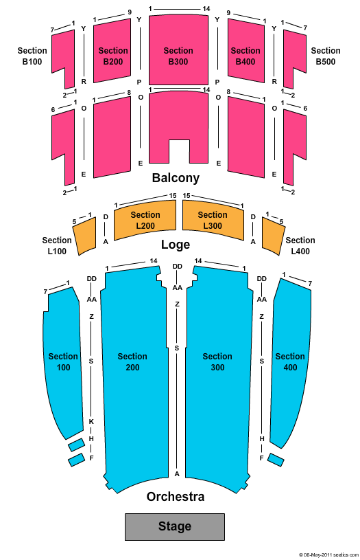 Florida Theatre Jacksonville Seating Chart
