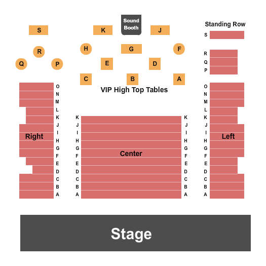 Flowertown Theatre - SC Seating Chart: Endstage
