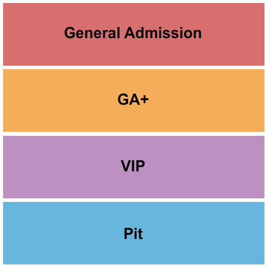 Flushing Meadows - Corona Park Seating Chart: GA/GA+/VIP/Pit