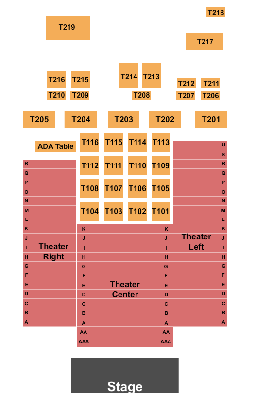 Flying Monkey Movie House & Performance Center Seating Chart: Endstage 2
