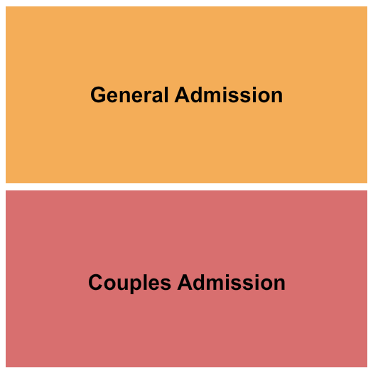 Flying X Speakeasy Lounge Seating Chart: GA/Couples