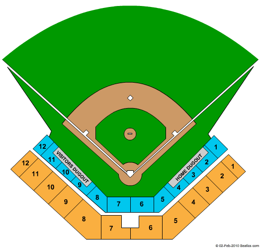 UGA Tickets Seating Chart Foley Field