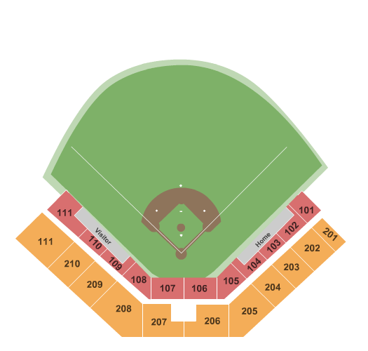 UGA Tickets Seating Chart Foley Field Baseball