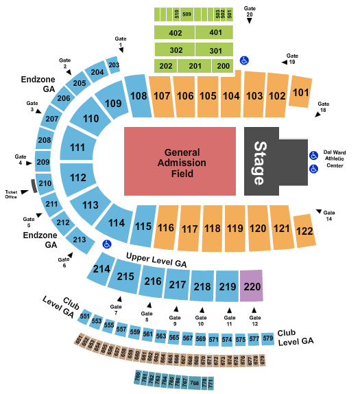 Folsom Field Seating Chart