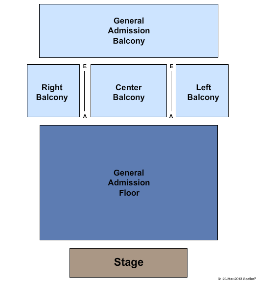 The Fonda Theatre Seating Chart