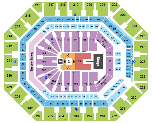 Mortgage Matchup Center Seating Chart: Alex Warren