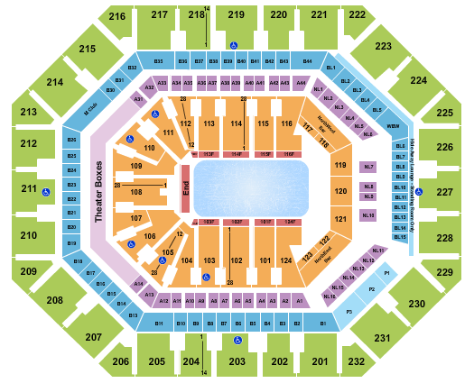 Footprint Center Seating Chart: Disney On Ice 2