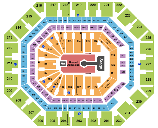 Footprint Center Seating Chart: Don Toliver