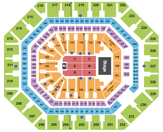Footprint Center Seating Chart: Marc Anthony