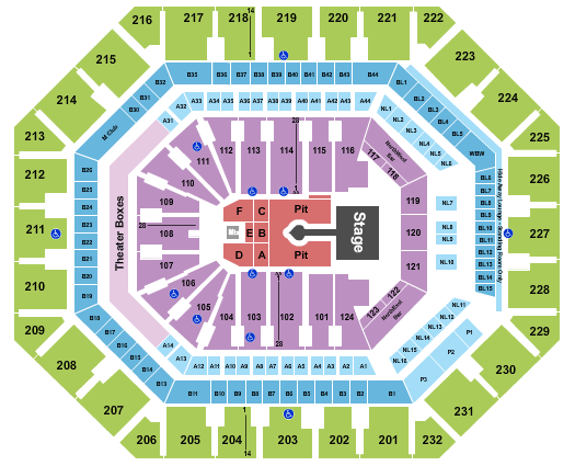 Footprint Center Seating Chart: Sabrina Carpenter