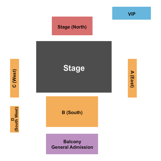 Forbes Theater at 500 Pearl Seating Chart: Wrestling