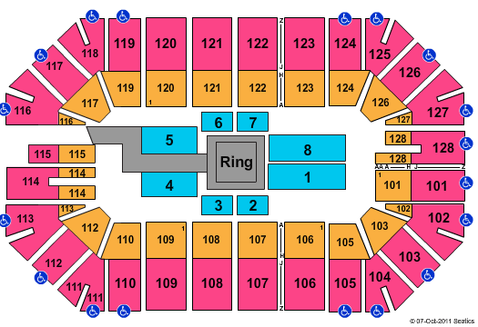 Ford Center Arena Seating Chart