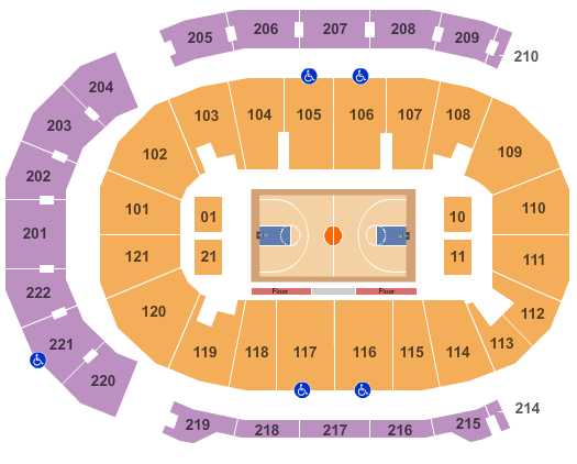 Ford Center - IN Map