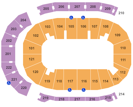 Ford Center - IN Seating Chart: Open Floor