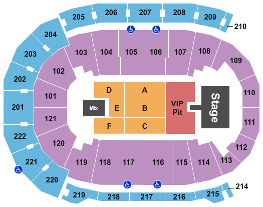 Ford Center - IN Seating Chart: Cody Johnson