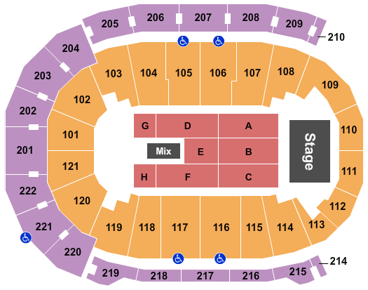 Ford Center - IN Seating Chart: Endstage 3