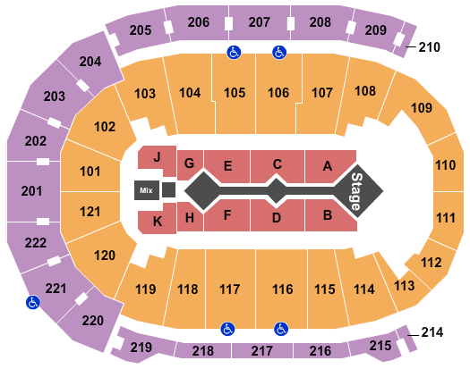 Ford Center - IN Seating Chart: For King And Country
