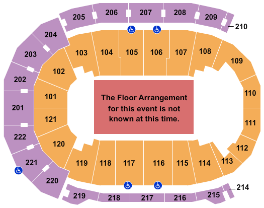 Ford Center - IN Seating Chart: Generic Floor