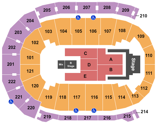 Ford Center - IN Seating Chart: Jelly Roll