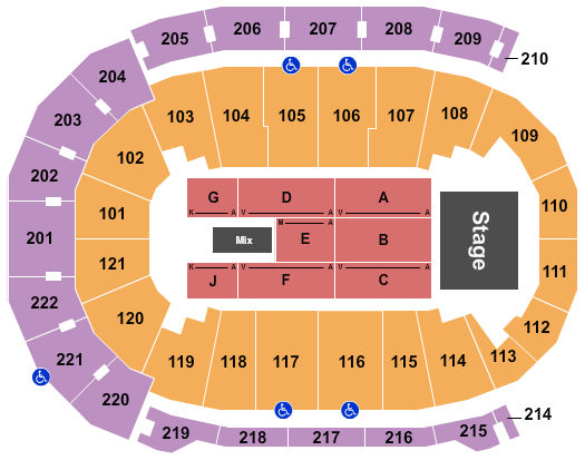 Ford Center - IN Seating Chart: MercyMe 2